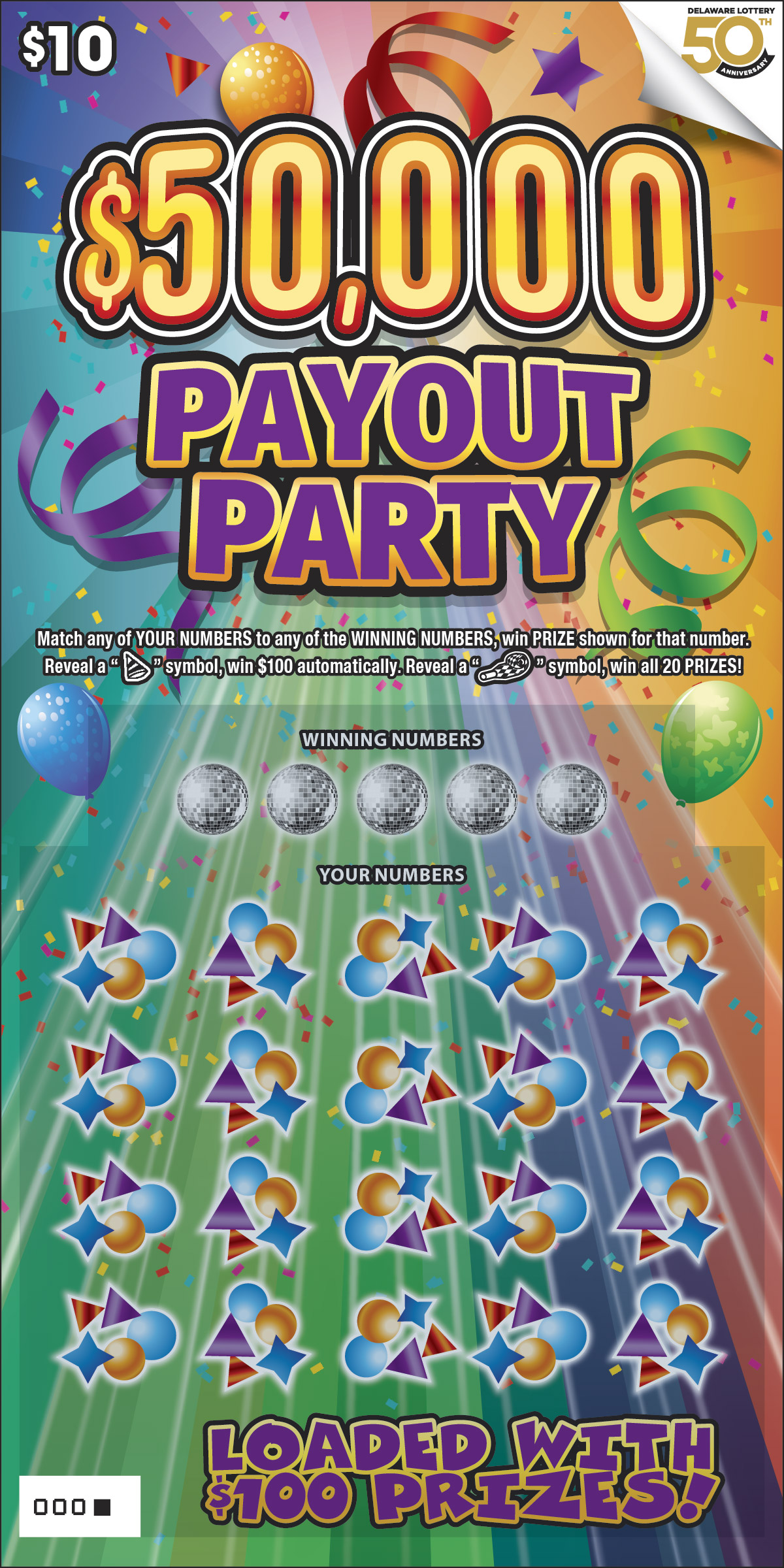 $50,000 PAYOUT PARTY