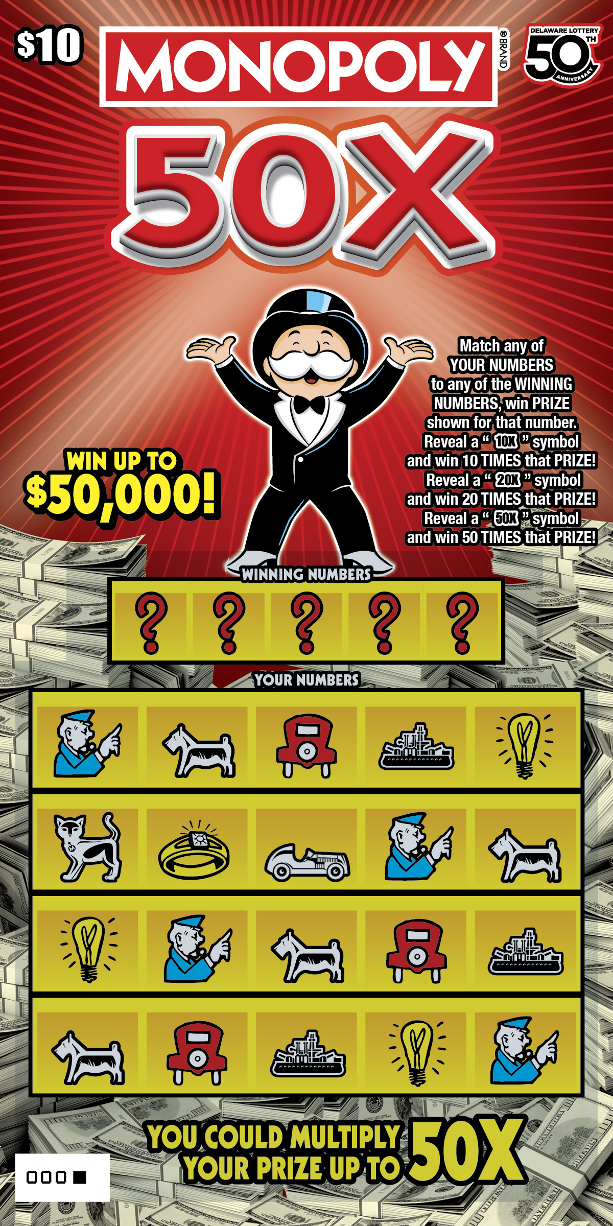 MONOPOLY 50X
